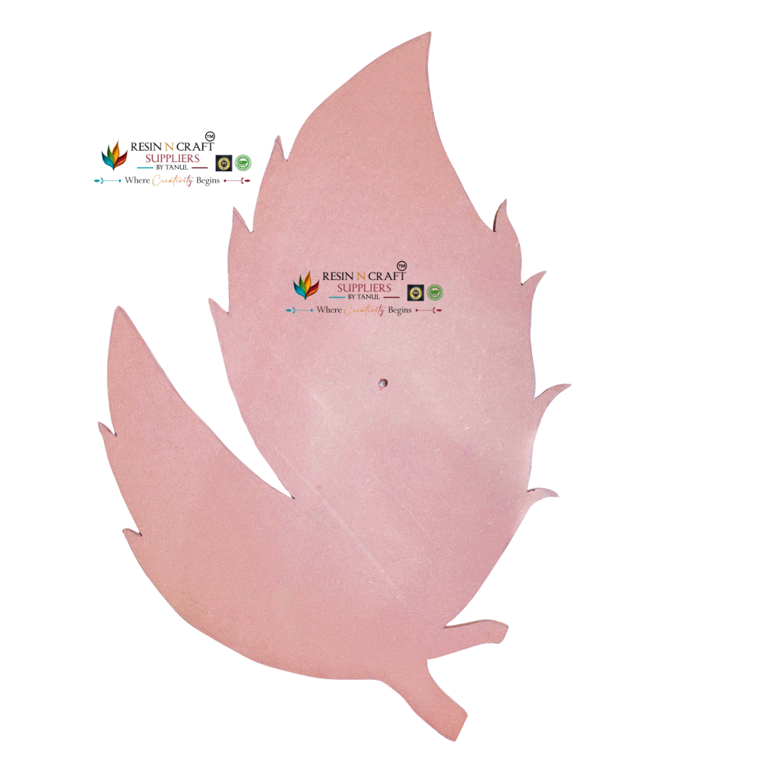 Dual Leaf MDF Clock Base – 24 x 18 Inch (12mm Thick)