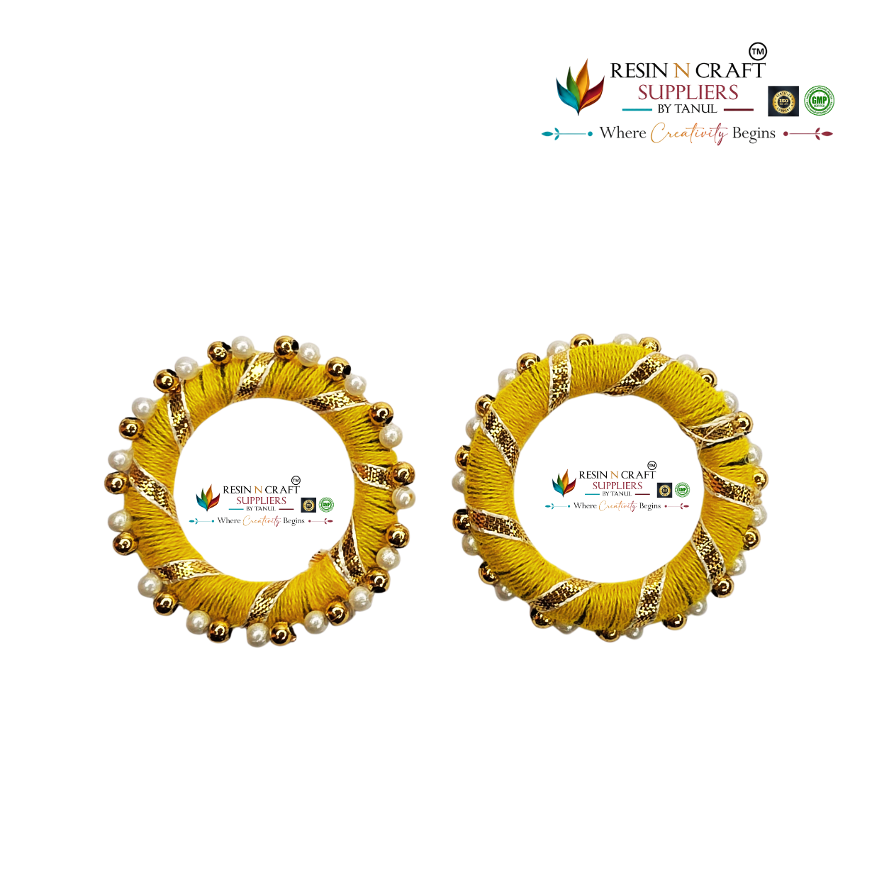 Traditional Pearl Ring (Yellow) Moti Pearl Ring