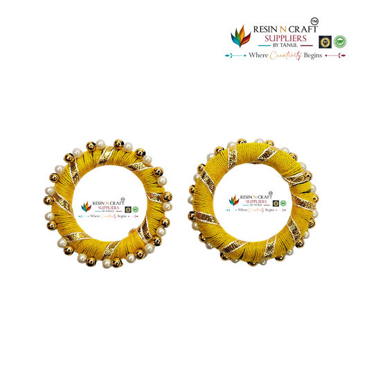 Traditional Pearl Ring (Yellow) Moti Pearl Ring