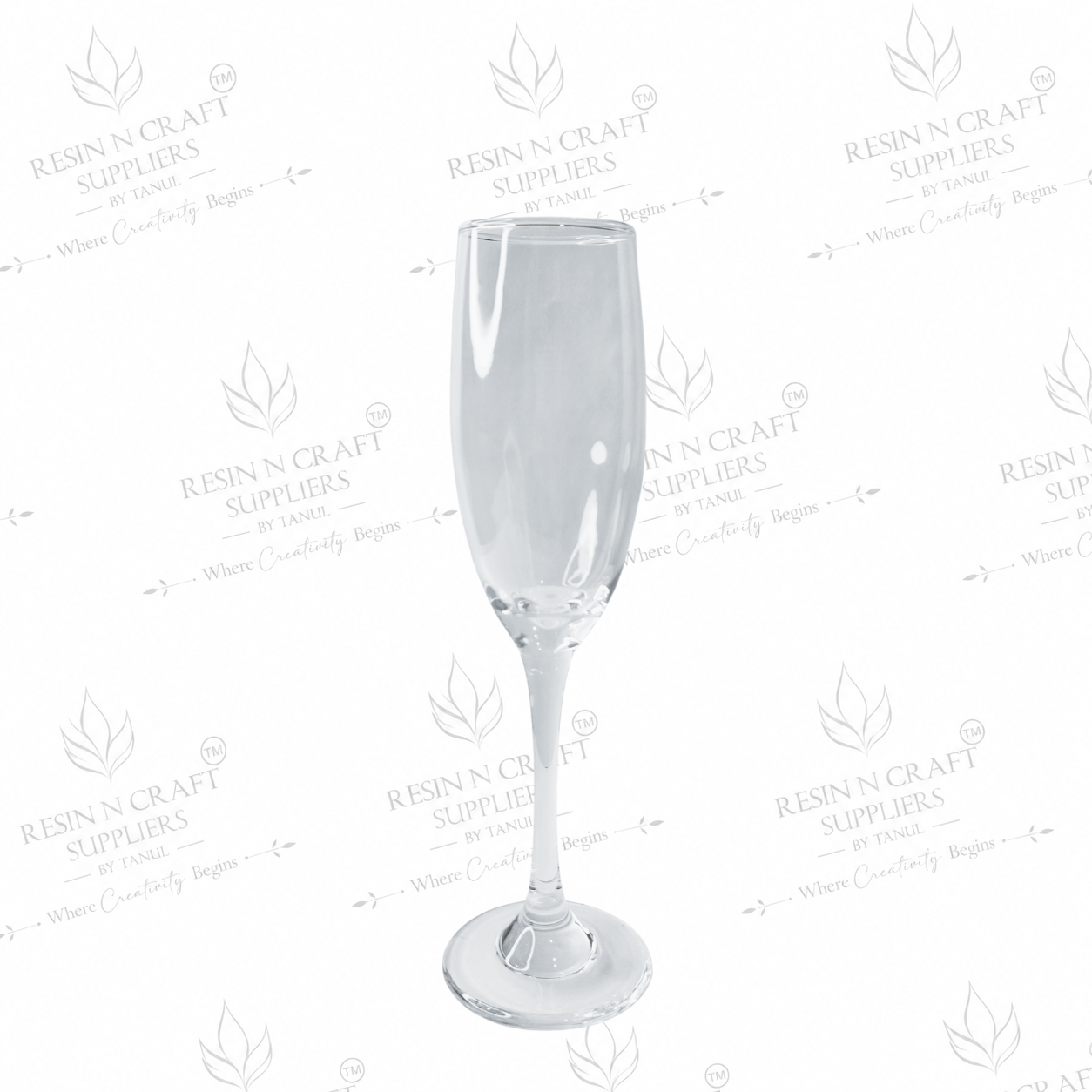 190 ML Champagne Flute Glass Candle Jar | Premium Wine Glass Candle Container for Smoothie Candles, Hampers, Resin Art & Home Use