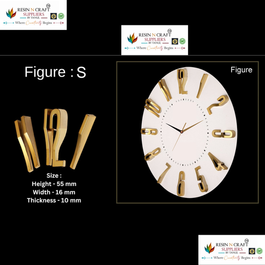 3D Premium Clock Numbers – Figure S