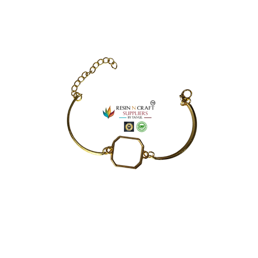 Bracelet Base Without Bezel (Rakhi / Gift Collection) (Gold Color)