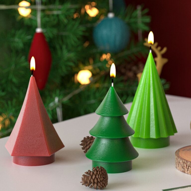 Pointed Christmas Tree Candle Mold (RSP 106)