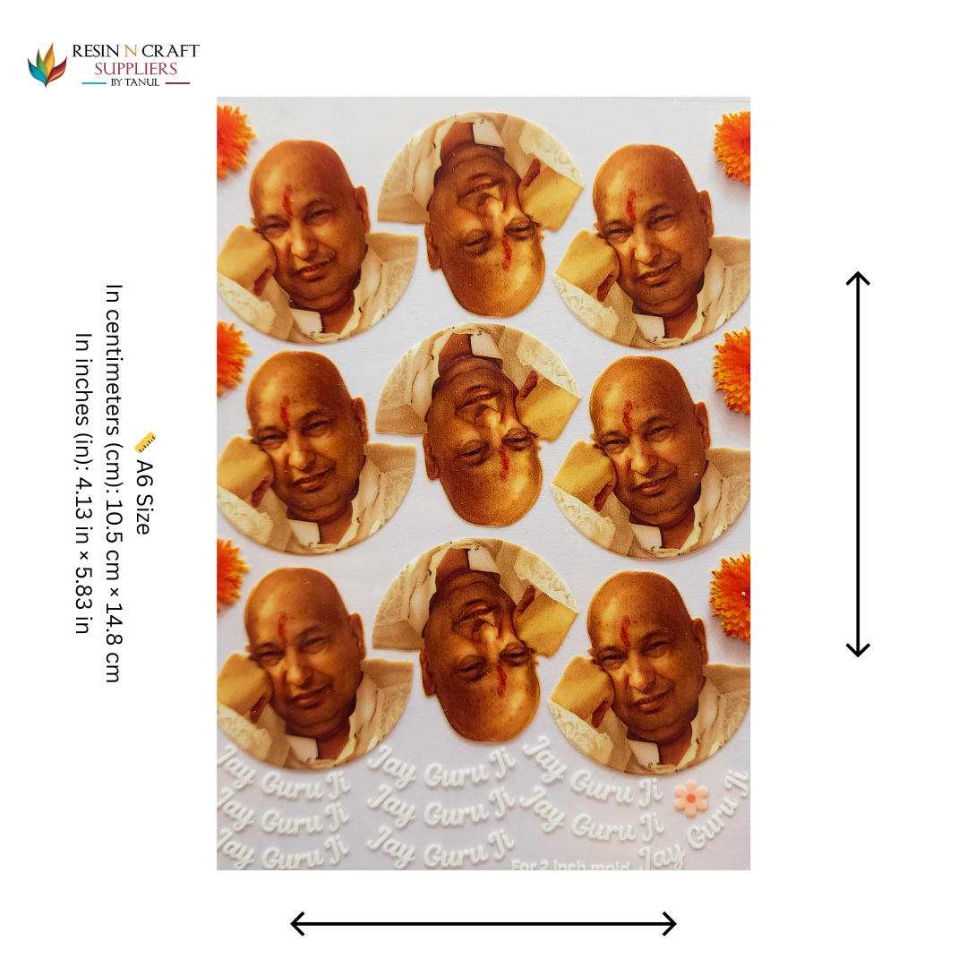 Color Peel & Stick UV DTF Sticker – A6 Size (UVS - 112)