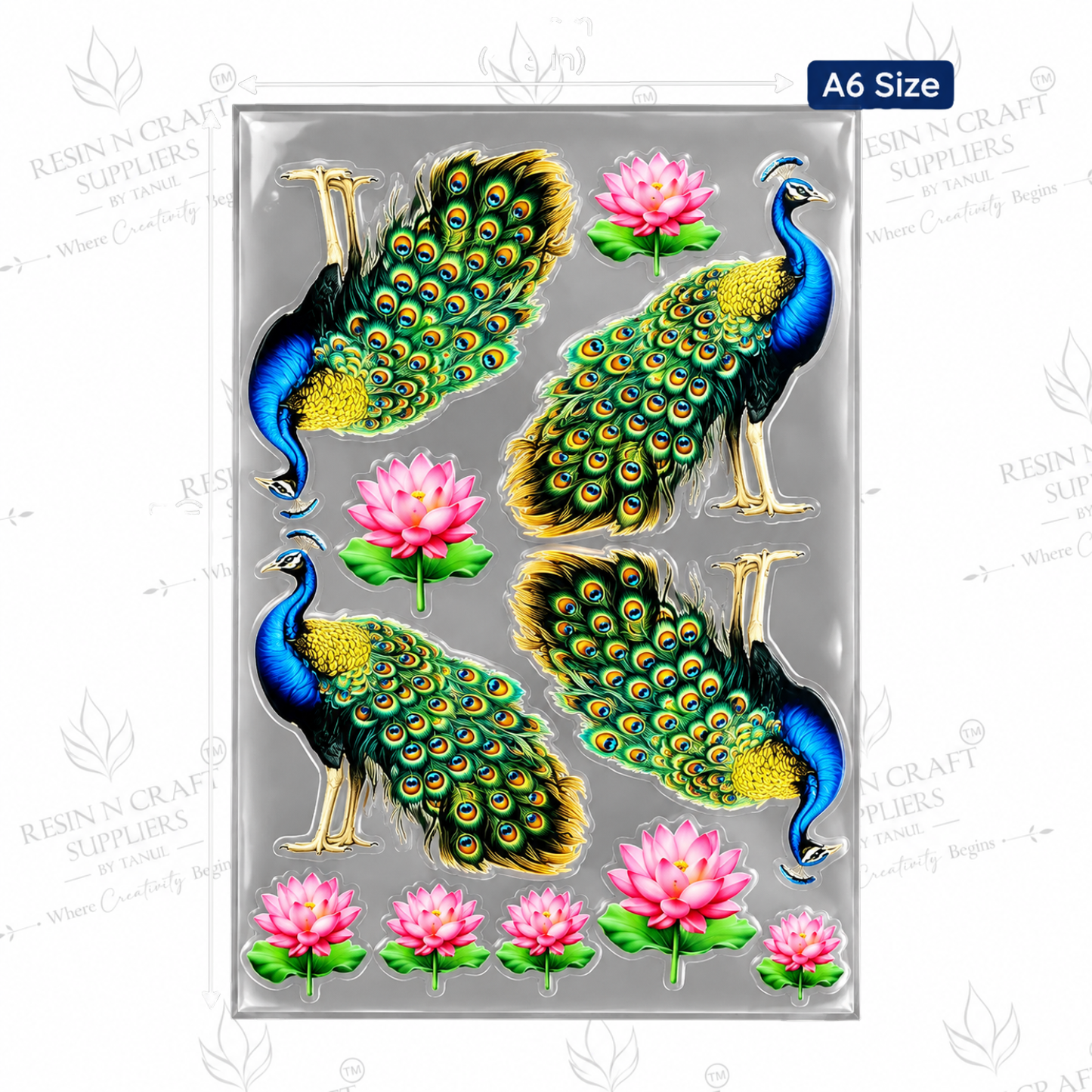Color Peel & Stick UV DTF Sticker – A6 Size (UVS - 221)