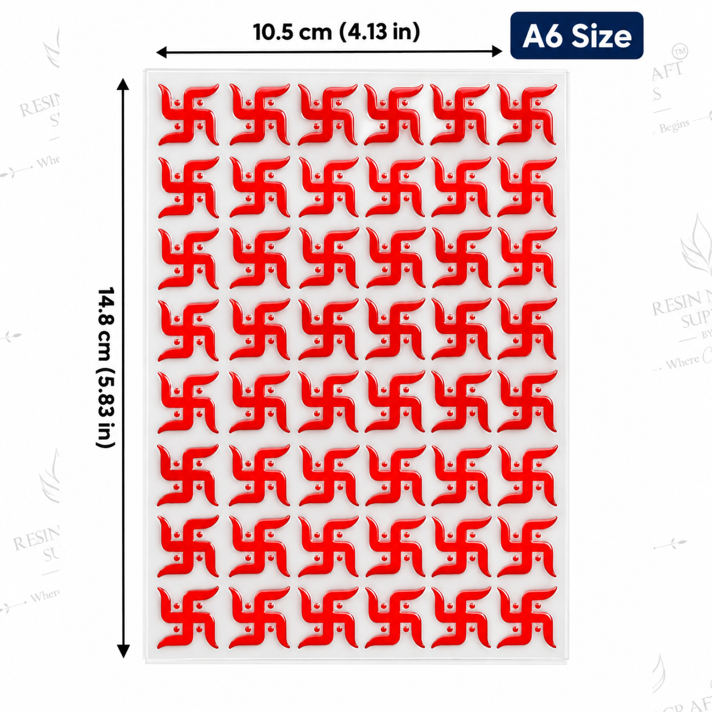 Color Peel & Stick UV DTF Sticker – A6 Size (UVS - 206)