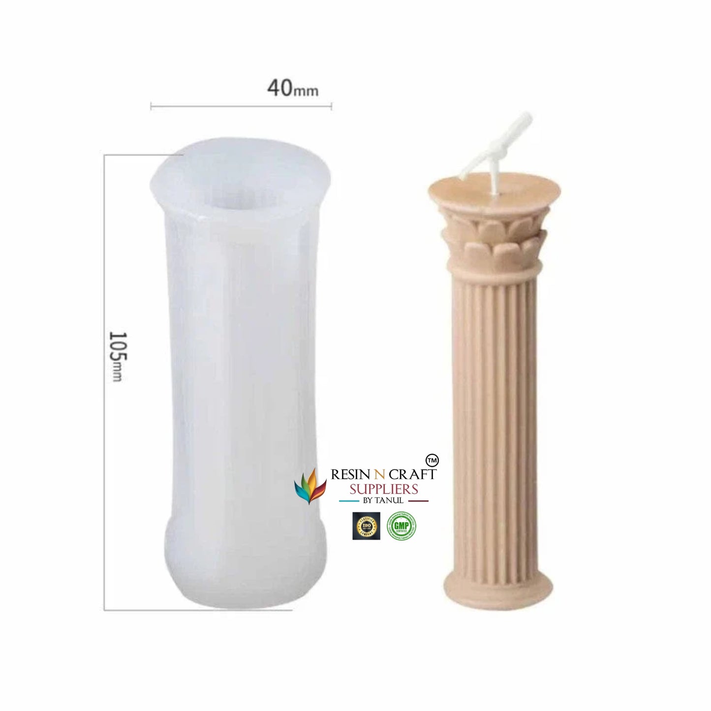 Pillar Candle Mould (0844382)