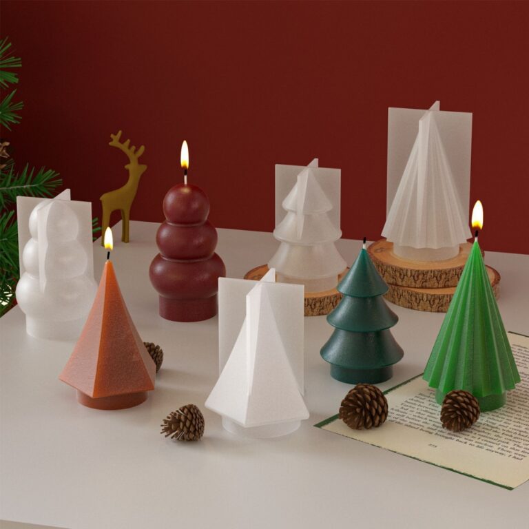 Pointed Christmas Tree Candle Mold (RSP 106)