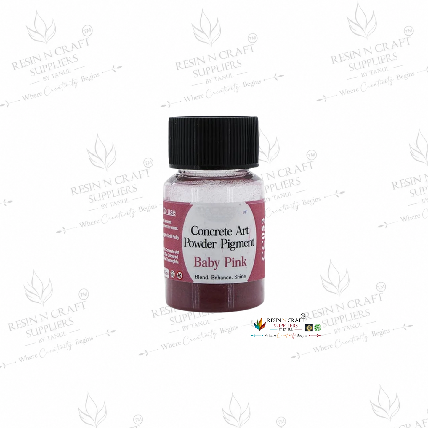 Baby Pink Concrete Art Powder Pigment (CC053) | 10 Gram | Premium Concrete & Terra Art Color