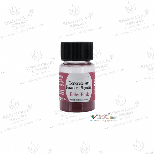 Baby Pink Concrete Art Powder Pigment (CC053) | 10 Gram | Premium Concrete & Terra Art Color