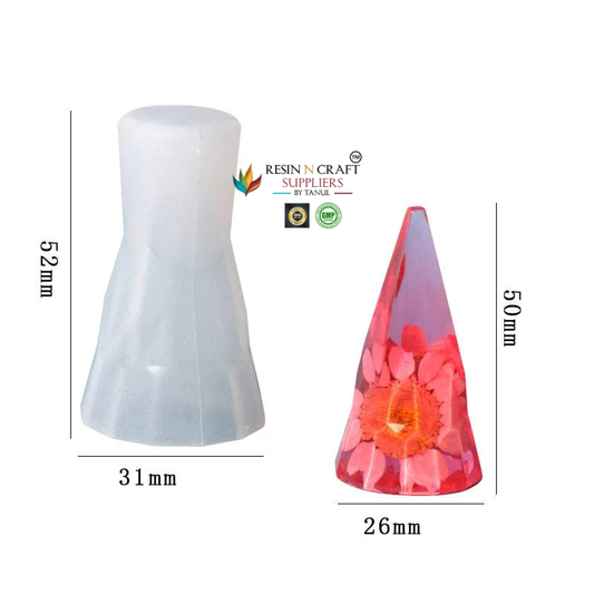 Cone Shaped Ring Holder & Candle Mould (RSM0300)