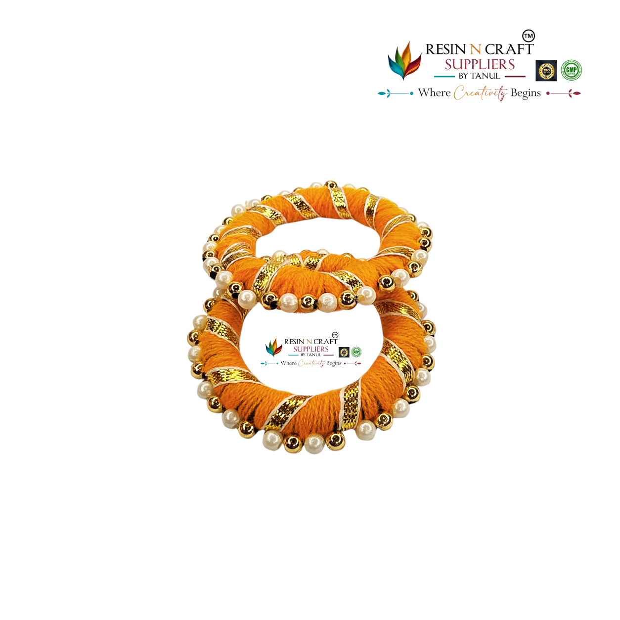 Traditional Pearl Ring (Orange) Moti Pearl Ring