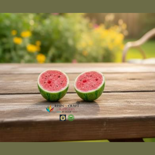 Cute Watermelon Slice Miniature 2 PC SET