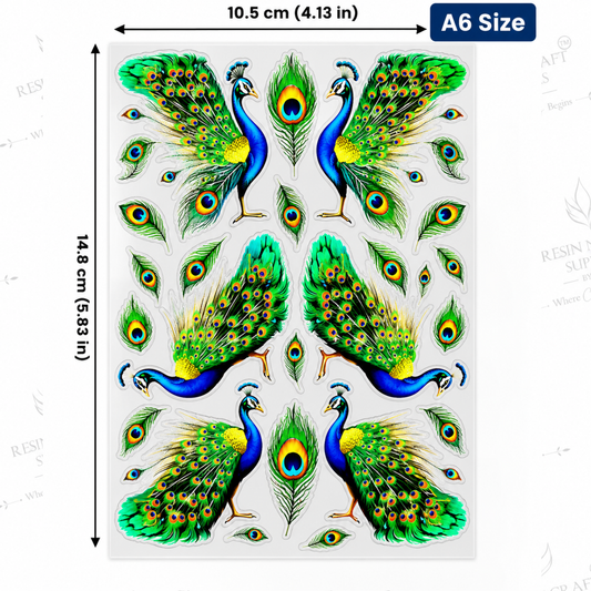 Color Peel & Stick UV DTF Sticker – A6 Size (UVS - 205)