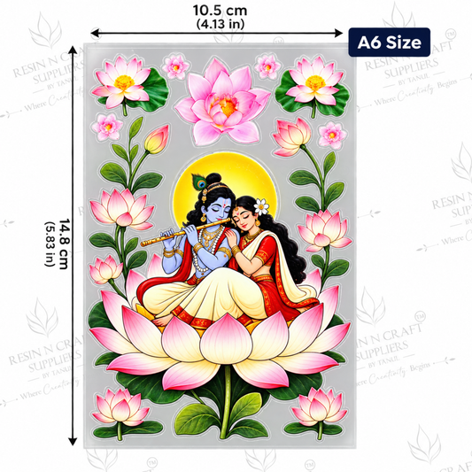 Color Peel & Stick UV DTF Sticker – A6 Size (UVS - 218)