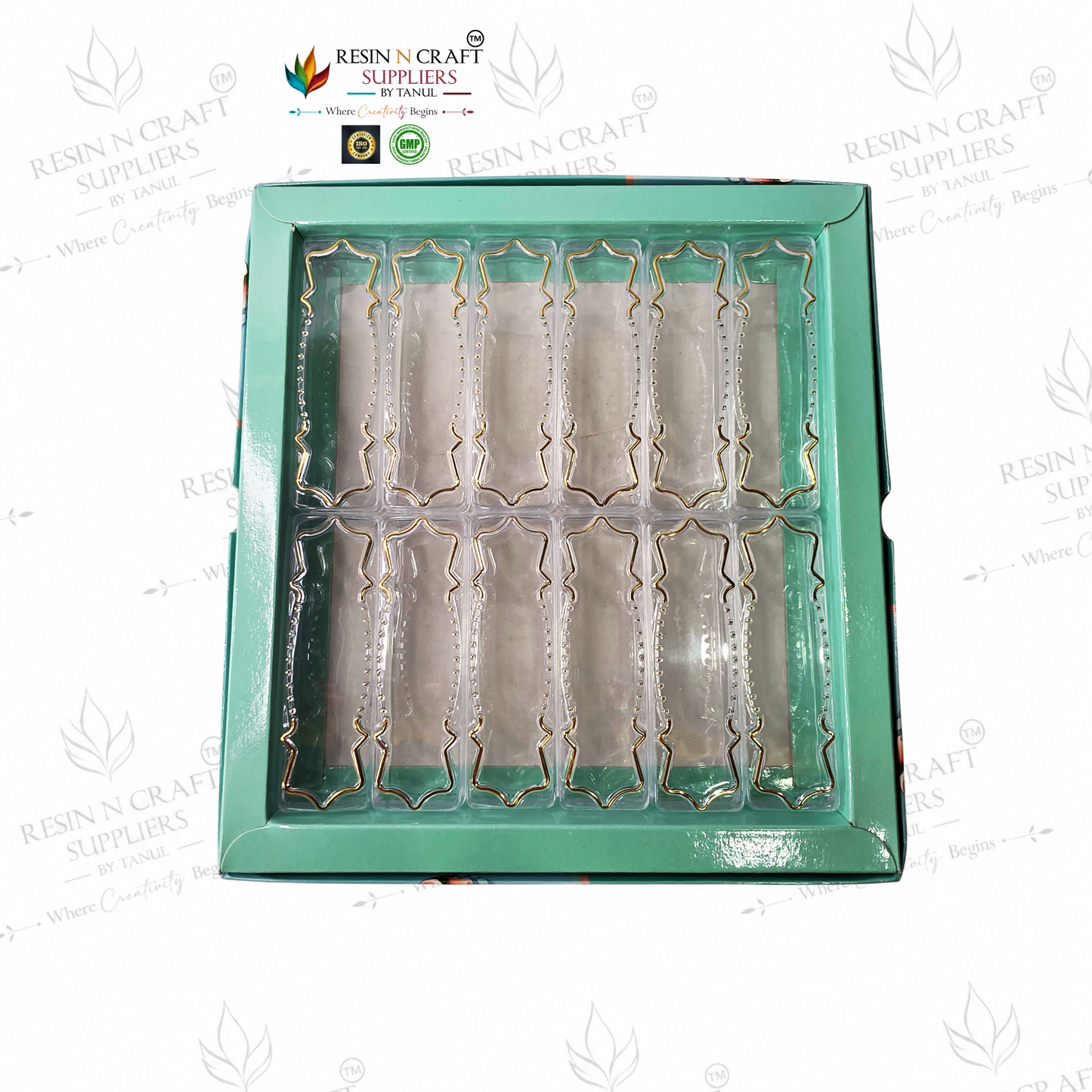 Rakhi / Bracelet Card Box Packing (RKB10) – 12 Box Set for Rakhi Packaging | 3.5 × 1 Inch