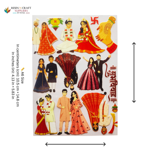 Color Peel & Stick UV DTF Sticker – A6 Size (UVS - 115)