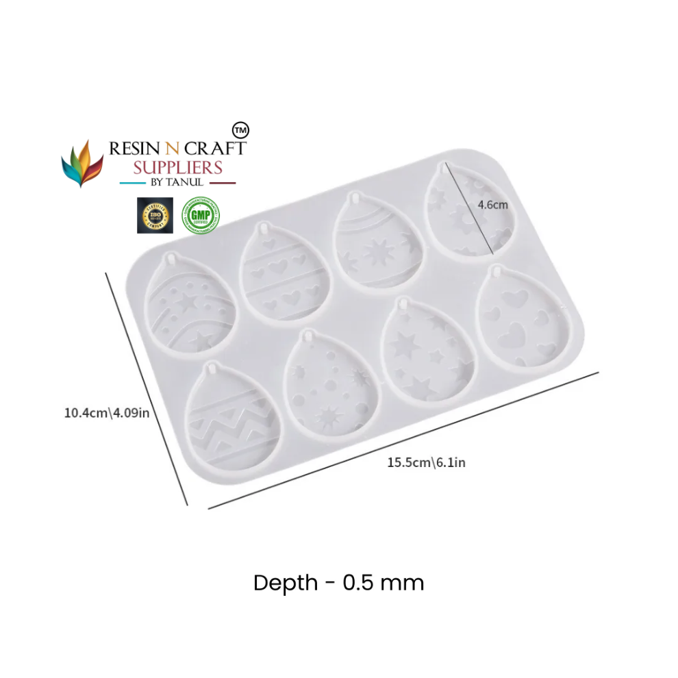 Designer Balloon Keychain Mold (RRM0270)