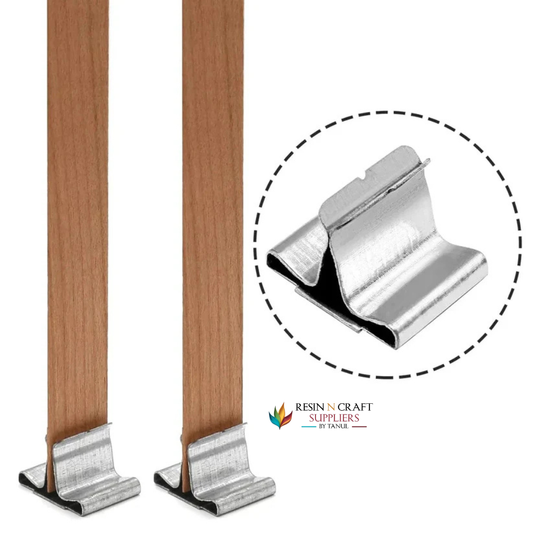 Metal Sustainer For Wooden Wick For Candle