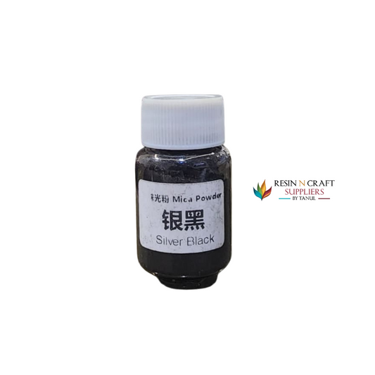 Silver Black Mica Powder (10 Gram)
