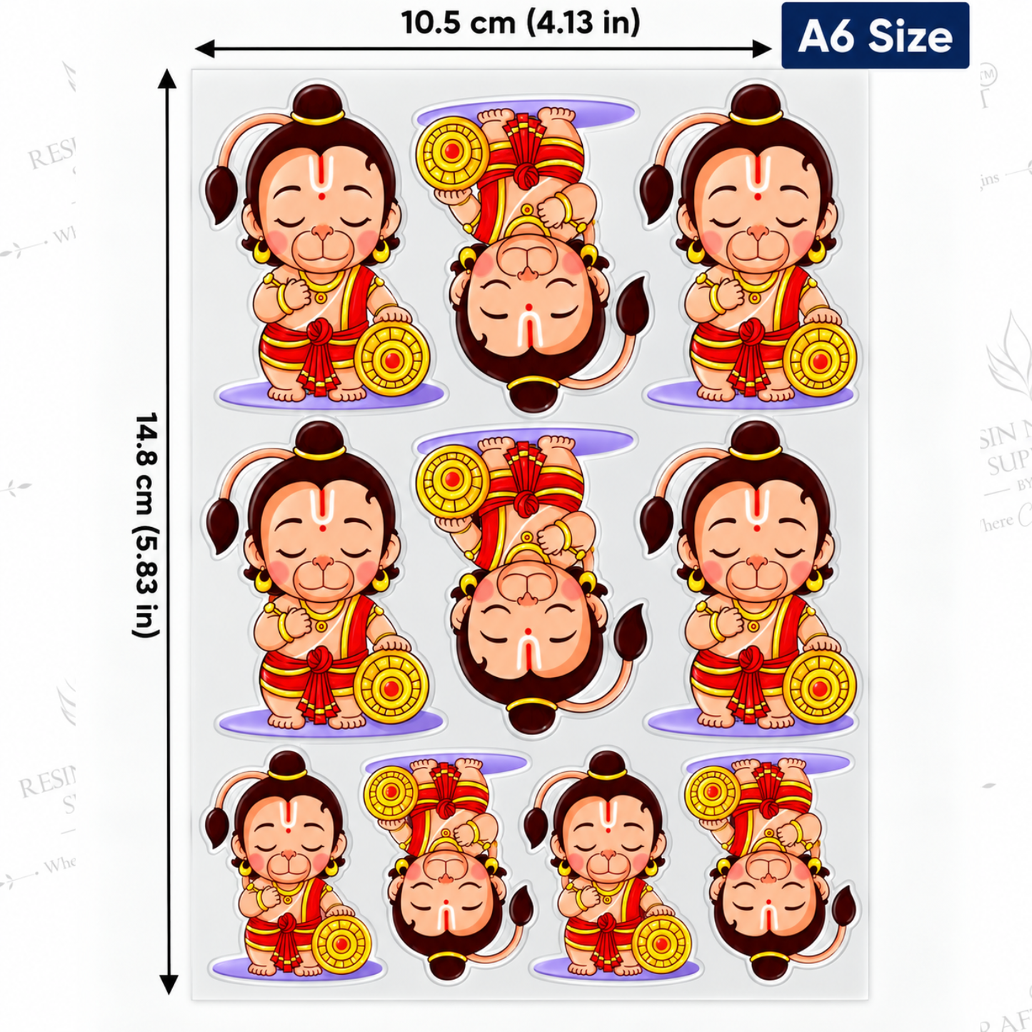 Color Peel & Stick UV DTF Sticker – A6 Size (UVS - 203)