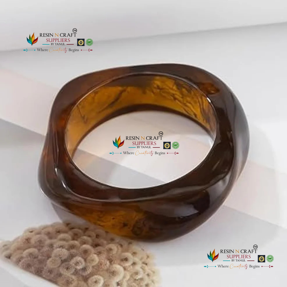 3 Pc Twisted Kada Bangle Silicone Mould – 9.5 CM | Resin Art & Bracelet Making