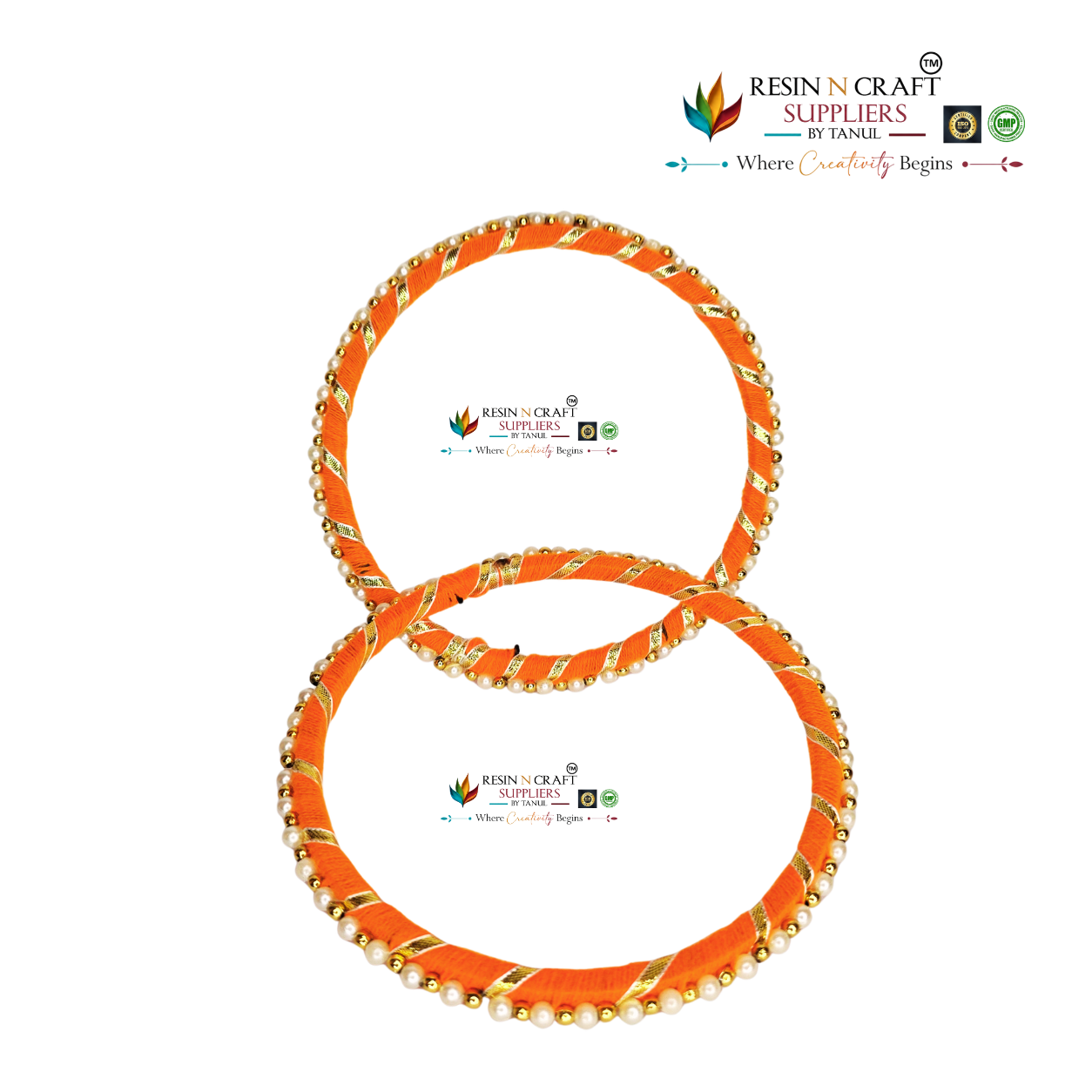 Traditional Pearl Ring (Orange) Moti Pearl Ring