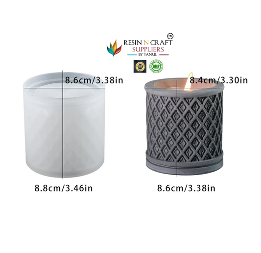 Bamboo Pattern Pen Holder Mould (RSM1076M)