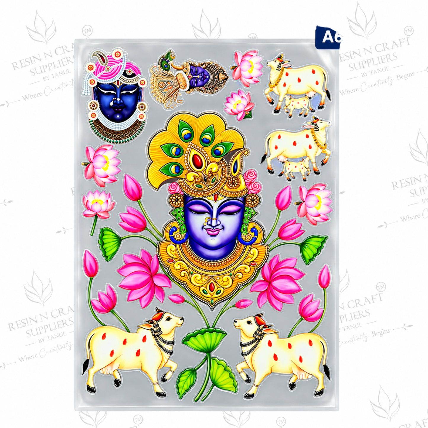 Color Peel & Stick UV DTF Sticker – A6 Size (UVS - 216)
