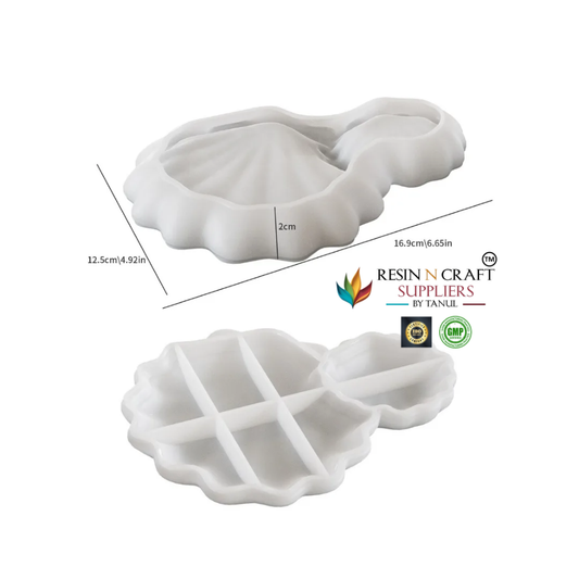 Dual Arabian Sea Shell Tray Mold (RRM0089)