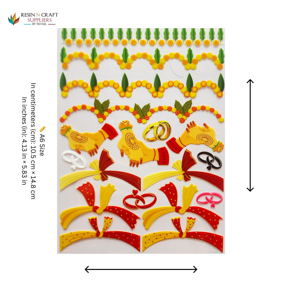 Color Peel & Stick UV DTF Sticker – A6 Size (UVS - 117)