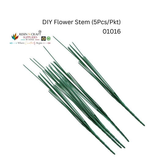 Small 12(inch) DIY Flower Stem (5Pcs/Pkt)