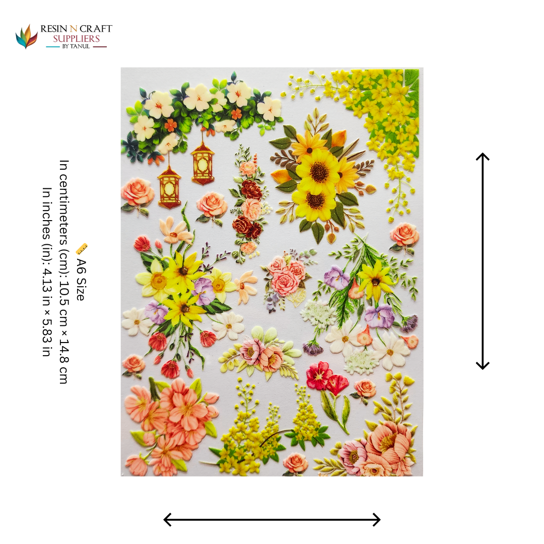 Color Peel & Stick UV DTF Sticker – A6 Size (UVS - 118)