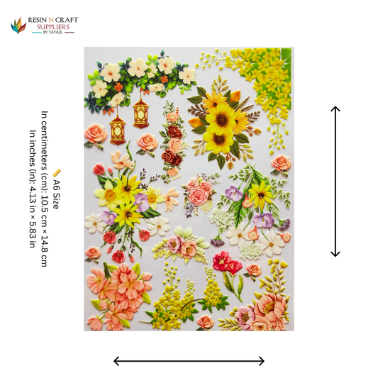 Color Peel & Stick UV DTF Sticker – A6 Size (UVS - 118)