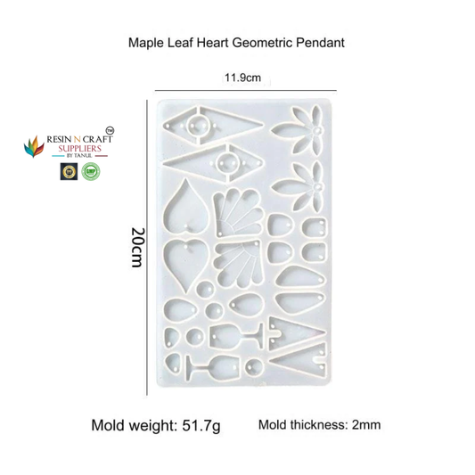 30 Cavity Jewellery & Keychain Mould (RSM0439M)