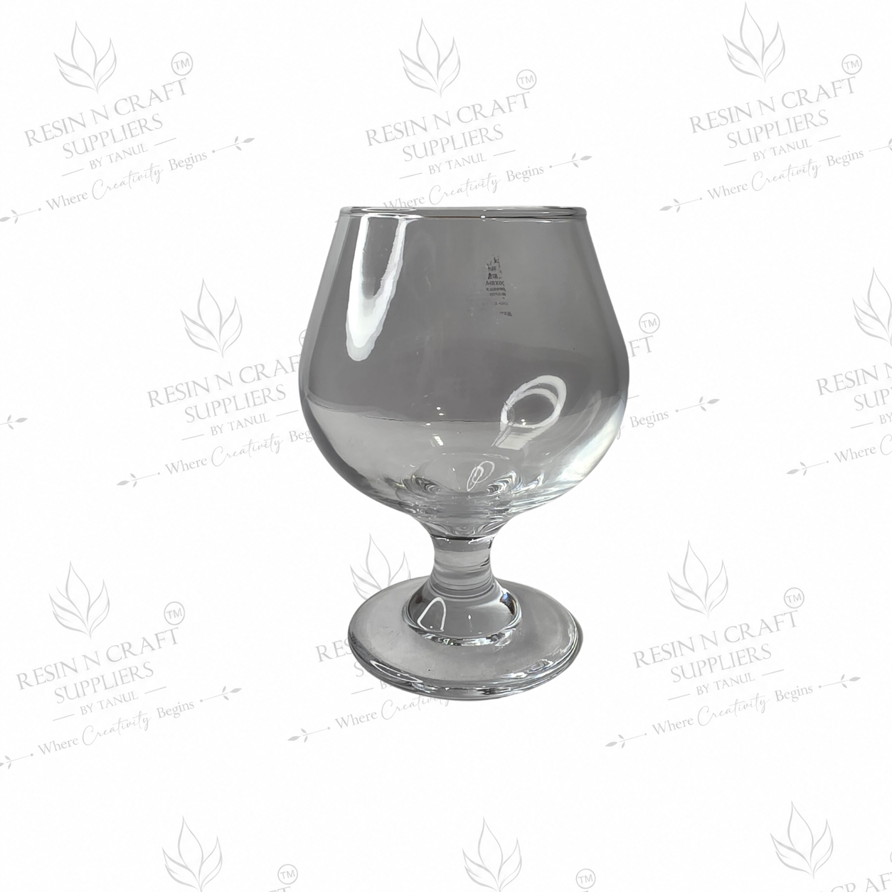 Classic Goblet Glass Candle Jar | Wine Glass Style Candle Container for Smoothie Candles, Hampers & Resin Art