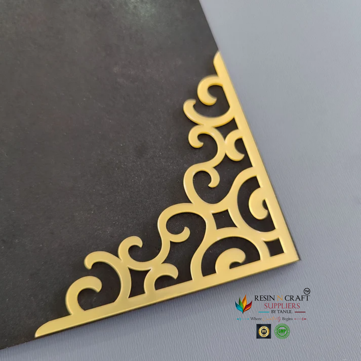 Acrylic Corner Cutout – Design 02 | Premium Decorative Corner Set