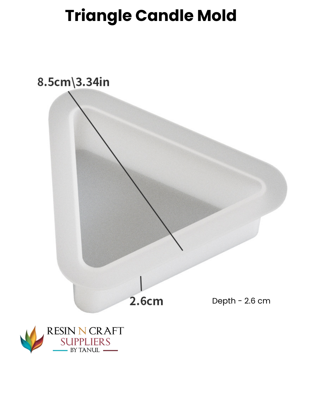 Triangle Candle Mold