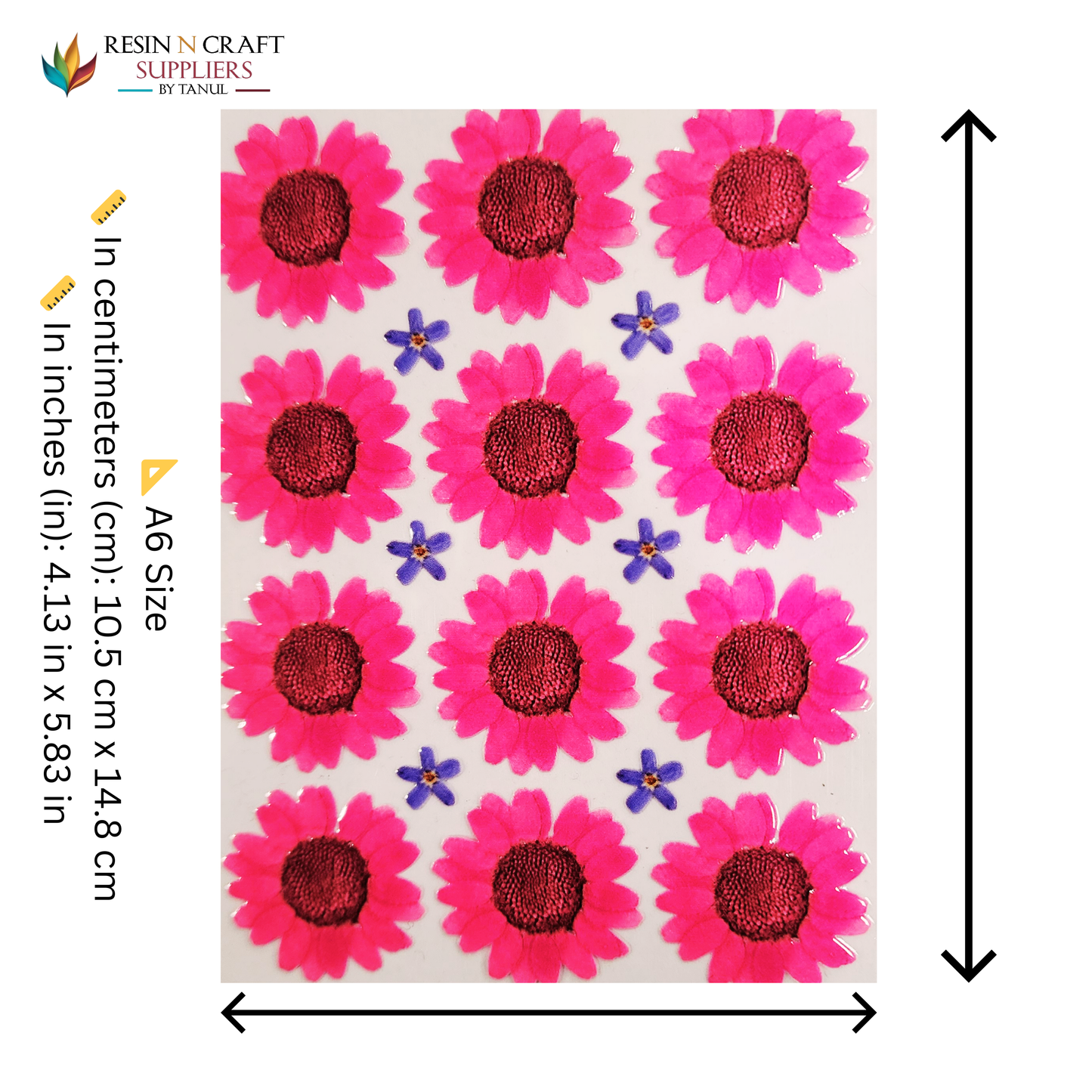 Color Peel & Stick UV DTF Sticker – A6 Size (UVS - 125)