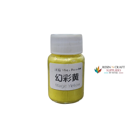 Magic Yellow Mica Powder (10 Gram)