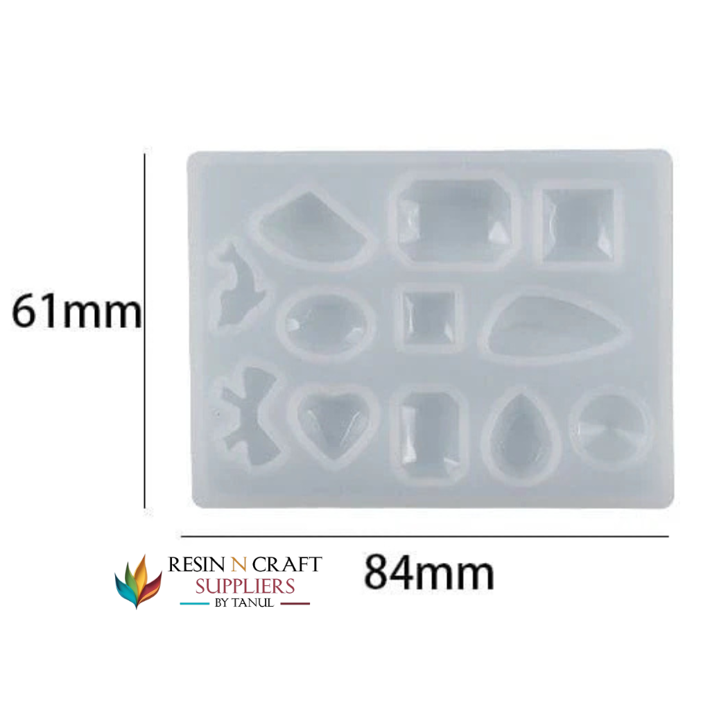 12 Cavity New Gem Stone Jewellery Mould