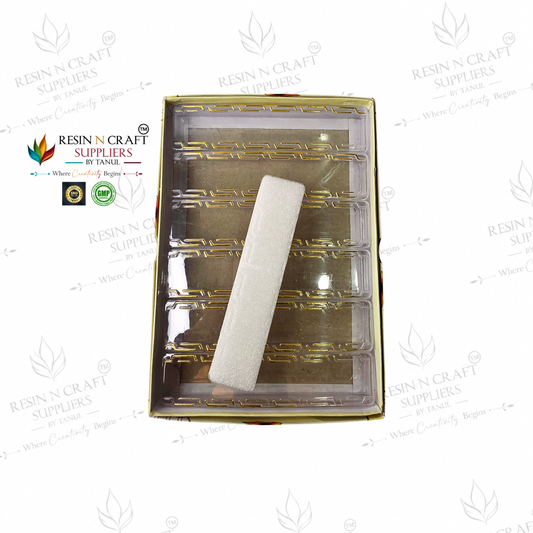 Rakhi / Bracelet Card Box Packing (RKB07) – 06 Box Set for Rakhi Packaging | 6 × 1.5 Inch