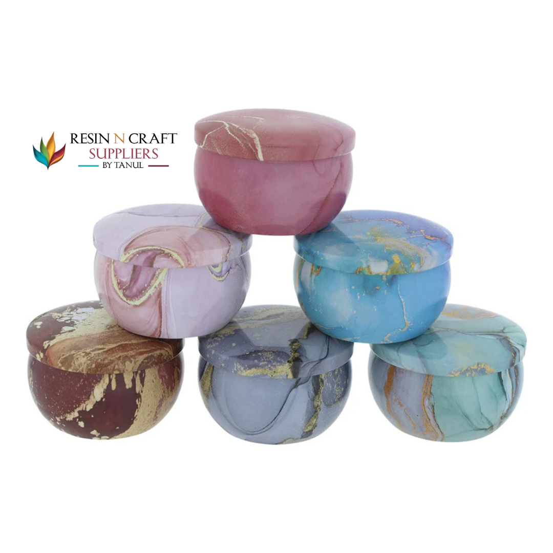 Candle Tin Jar / Display Jar 6 pcs