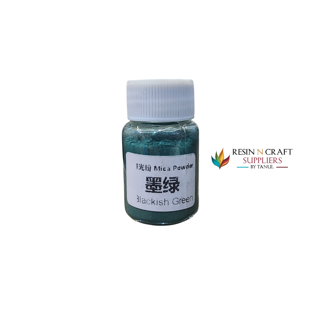Blackish Green Mica Powder (10 Gram)