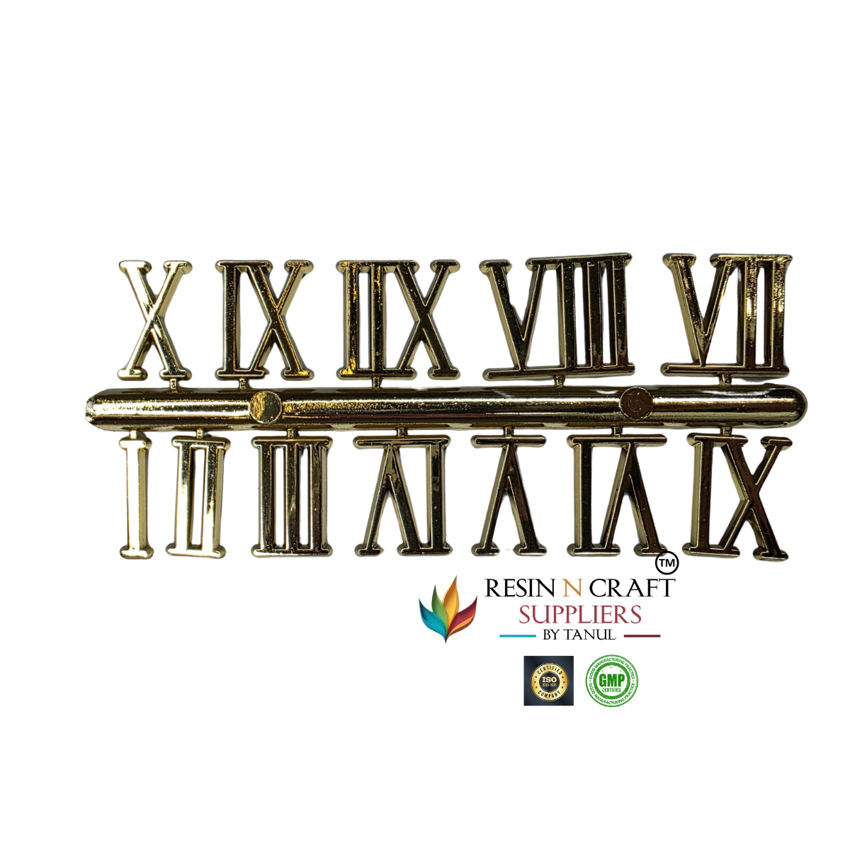 Roman Clock Number Set – 1 Inch (Approx)