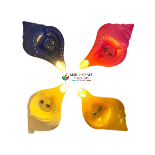 Shankh Water Sensor Diya - 6 pc