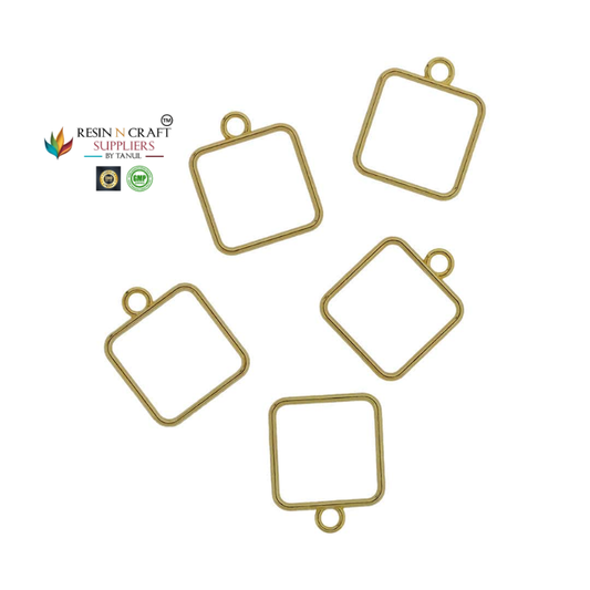 5 in 1 Gold Square Bezel Set (RRBZ236BM)