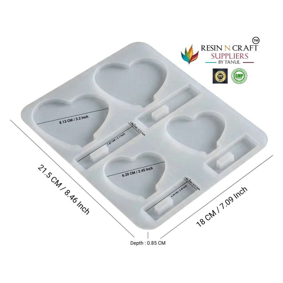 Heart Standy Mold (RRM 0154) – RESIN N CRAFT SUPPLIERS