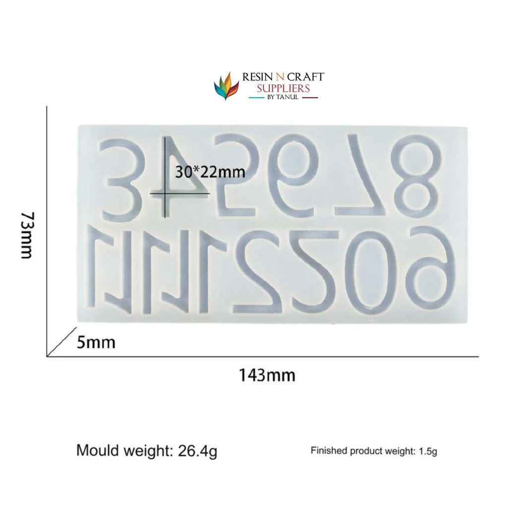 Numerals For Clock Dial Mould