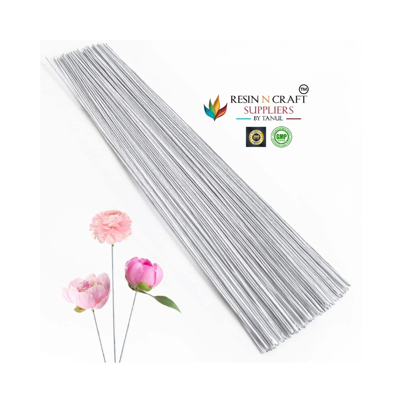 1.2mm Thin Paper Coated White Stem Wire 100Gram